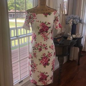 Floral Midi-length dress
